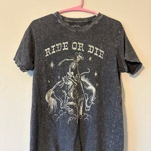 Vintage Graphic Tee - Charcoal